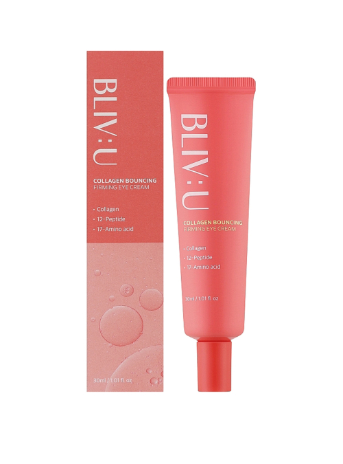 Крем для кожи вокруг глаз с коллагеном и пептидами BLIV:U Collagen Bouncing Firming Eye Cream