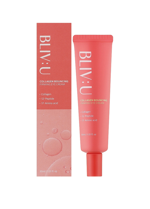 Крем для кожи вокруг глаз с коллагеном и пептидами BLIV:U Collagen Bouncing Firming Eye Cream