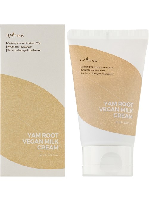 Увлажняющий крем с корнем дикого ямса Isntree Yam Root Vegan Milk Cream