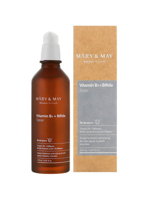 Тонер з пантенолом та біфідобактеріями Mary & May Vitamine В5 + Bifida Toner