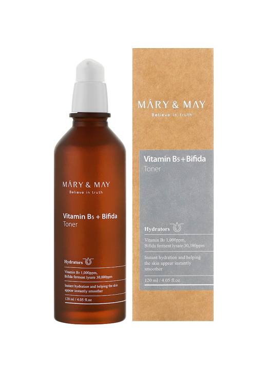 Тонер с пантенолом и бифидобактериями Mary&May Vitamine В5 + Bifida Toner