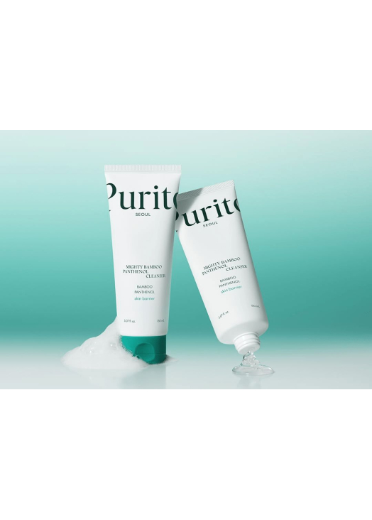 Гель для вмивання з пантенолом та екстрактом бамбука Purito Seoul Mighty Bamboo Panthenol Cleanser