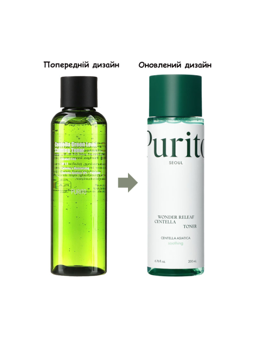 Заспокійливий тонер з центелою Purito Seoul Wonder Releaf Centella Toner