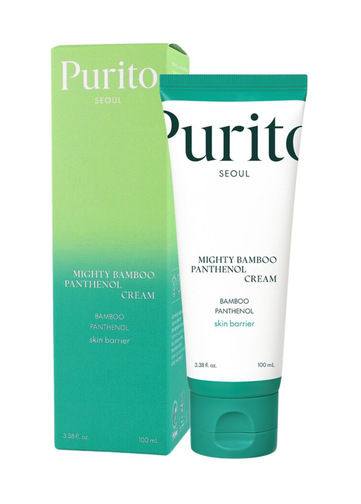 Зволожувальний крем з пантенолом та екстрактом бамбука Purito Seoul Mighty Bamboo Panthenol Cream