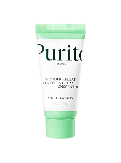 Миниатюра крема с центеллой без эфирных масел Purito Seoul Wonder Releaf Centella Cream Unscented