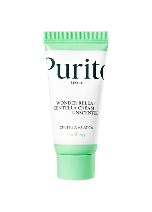 Миниатюра крема с центеллой без эфирных масел Purito Seoul Wonder Releaf Centella Cream Unscented