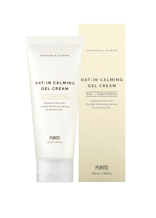 Успокаивающий крем-гель с водой семян овса Purito Oat-in Calming Gel Cream