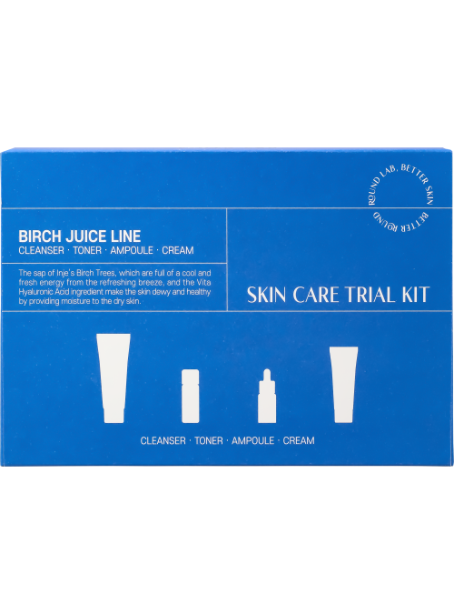 Набор миниверсий средств с березовым соком Round Lab Birch Juice Trial Kit
