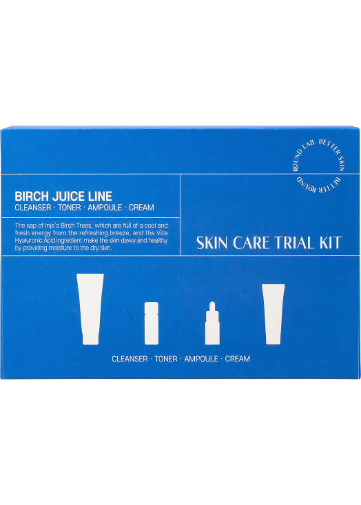 Набір мініверсій засобів з березовим соком Round Lab Birch Juice Trial Kit