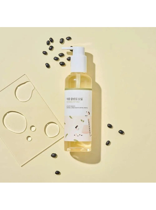 Гідрофільна олія з екстрактом чорних соєвих бобів Round Lab Soybean Cleansing Oil