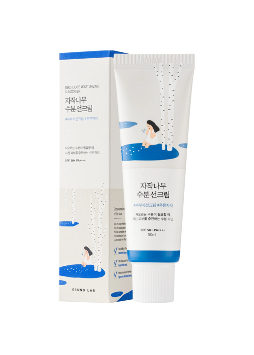 Сонцезахисний крем Round Lab Birch Juice Moisturizing Sunscreen