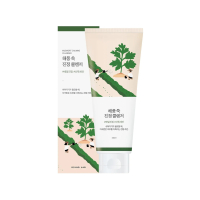 Заспокійлива пінка з морським полином Round Lab Mugwort Calming Cleanser