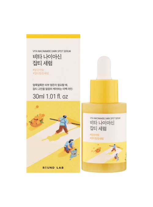 Освітлювальна сироватка з вітаміном C та ніацинамідом Round Lab Vita Niacinamide Dark Spot Serum