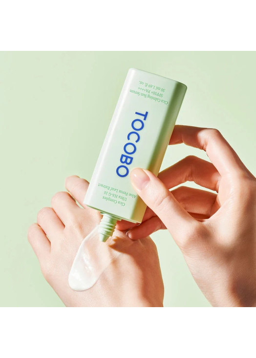 Сонцезахисна крем-сироватка для чутливої шкіри Tocobo Cica Calming Sun Serum
