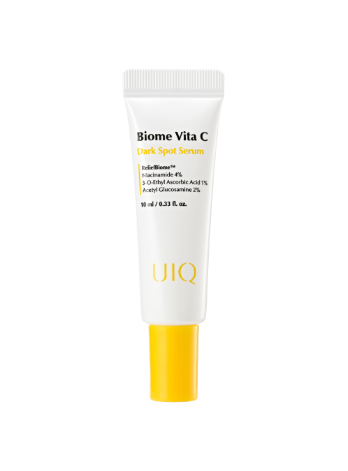 Мініатюра освітлюючої сироватки з вітаміном c та пробіотиками UIQ Biome Vita C Dark Spot Serum