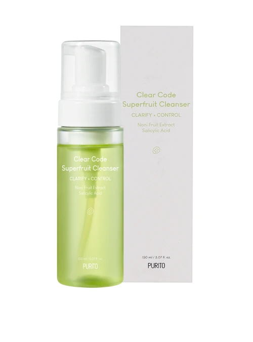 Кислотная пенка с экстрактом нони Purito Clear Code Superfruit Cleanser