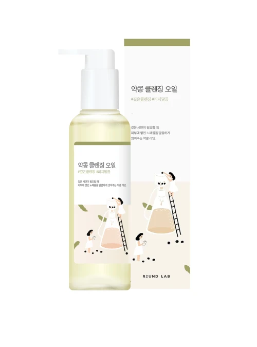 Гідрофільна олія з екстрактом чорних соєвих бобів Round Lab Soybean Cleansing Oil
