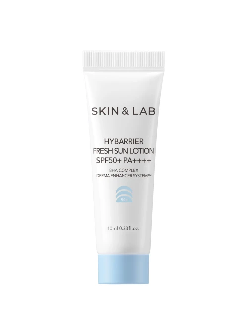 Миниатюра солнезащитного лосьона SKIN&LAB Hybarrier Fresh Sun Lotion, 10 ml