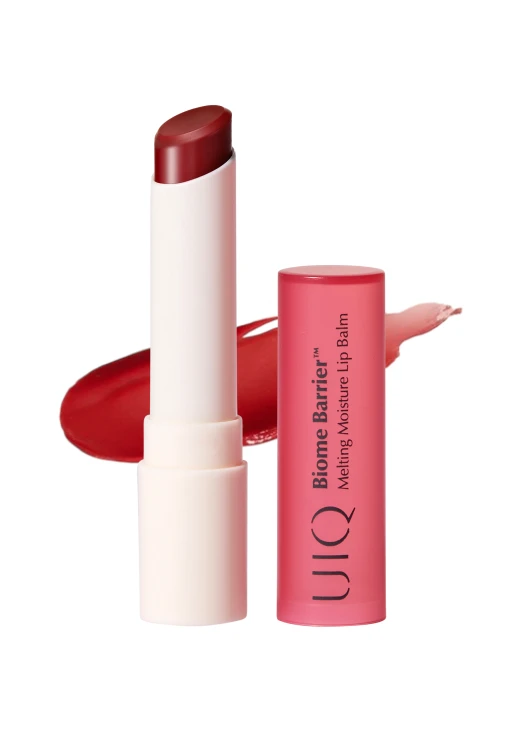 Восстанавливающий бальзам для губ с оттенком UIQ Biome Barrier Melting Moisture Lip Balm Rosy